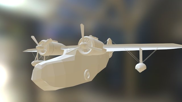 Grumman G-21 Goose (Cutter's Goose) 3D Model