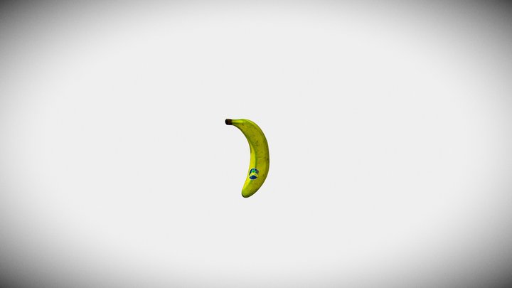 Realistic Banana 3D Model