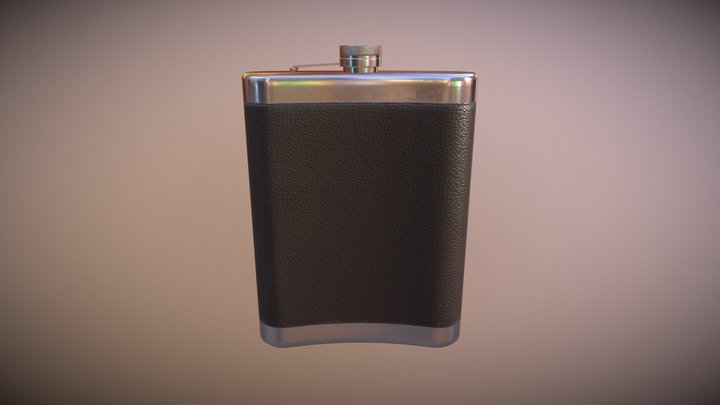 Hip Flask 3D Model
