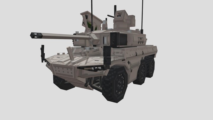 Jaguar EBRC 3D Model