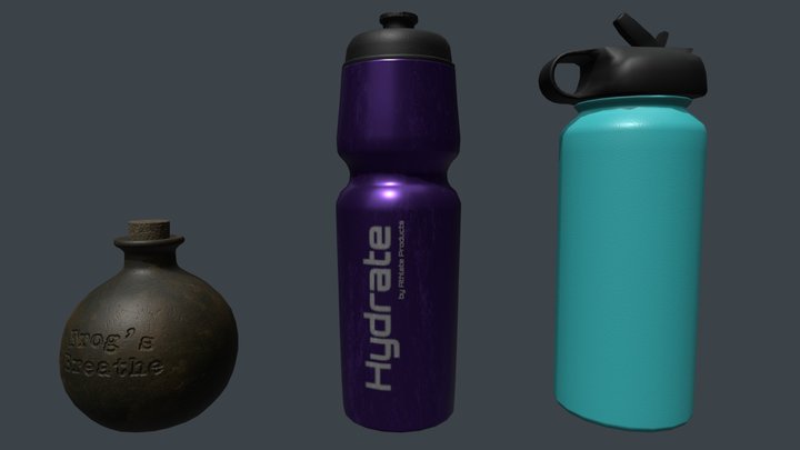 3D model Hydro Flask 32 oz Wide Mouth Lid in Red VR / AR / low