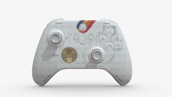Xbox Controller Starfield Limited Edition 3D Model