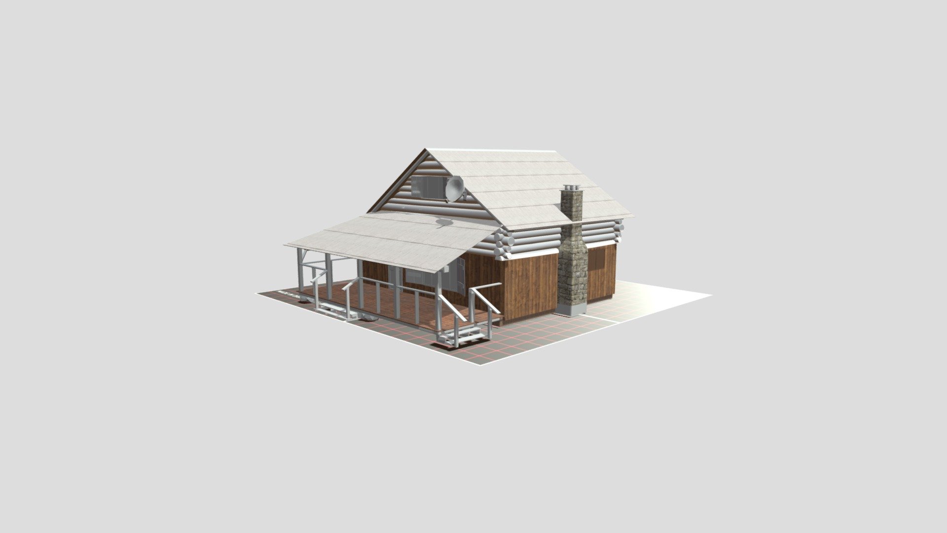 FOREST LONER - House Model - 3D Model By Jonas_Bogaert [81d90d7 ...