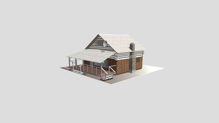 FOREST LONER - House Model 3D Model