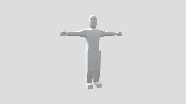 T-Pose person 3D Model