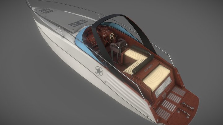 Boat 3D Model