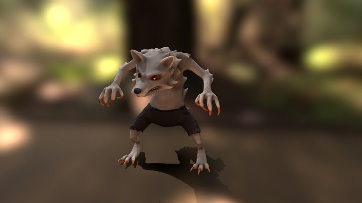 Werewolf 3D Model