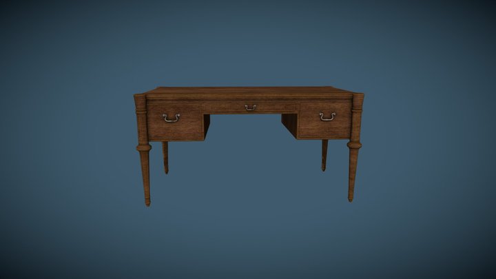 Desk 3D Model