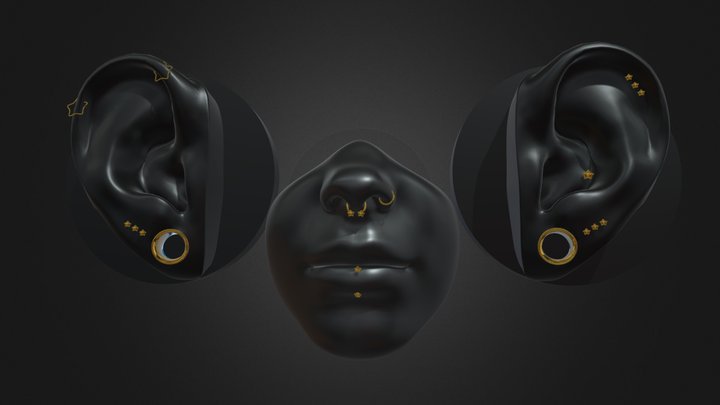 Piercing Set Atraxium – Modello 3D gratuito STL