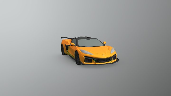 2023 Chevrolet Corvette Z06 Game ready 3D Model