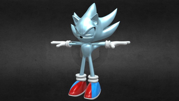 Nazo the Hedgehog 3D Model