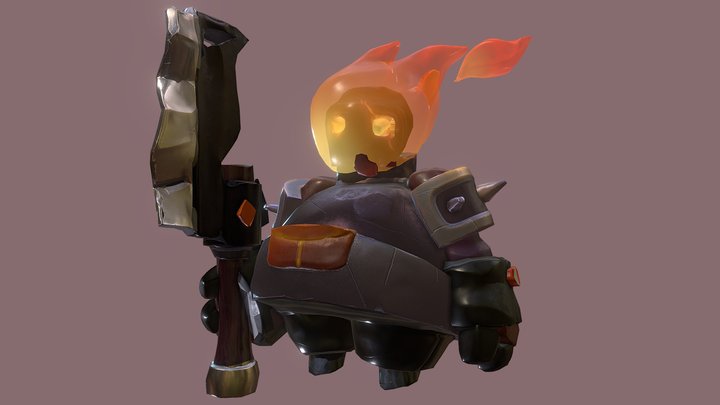 smallCreature_Posed 3D Model
