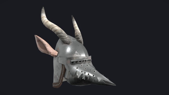 Demon helmet 3D Model