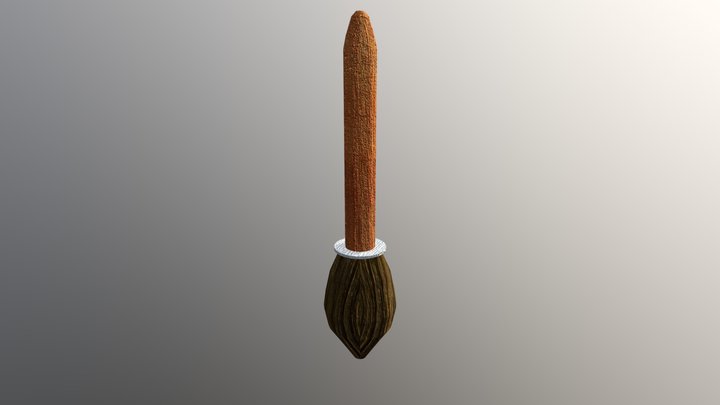 Escoba / Pincel 3D Model