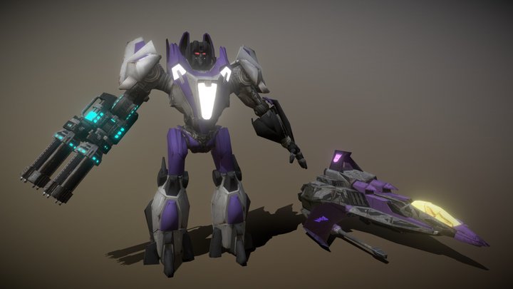 Transformers Fall Of Cybertron Skywarp – Modello 3D gratuito STL