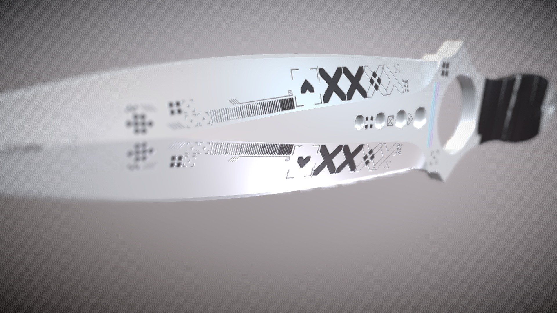 Skeleton Knife Printstream 3D model by Gemsri Gregory (gemsri