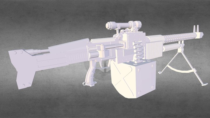 AndroMedium G U N 3D Model