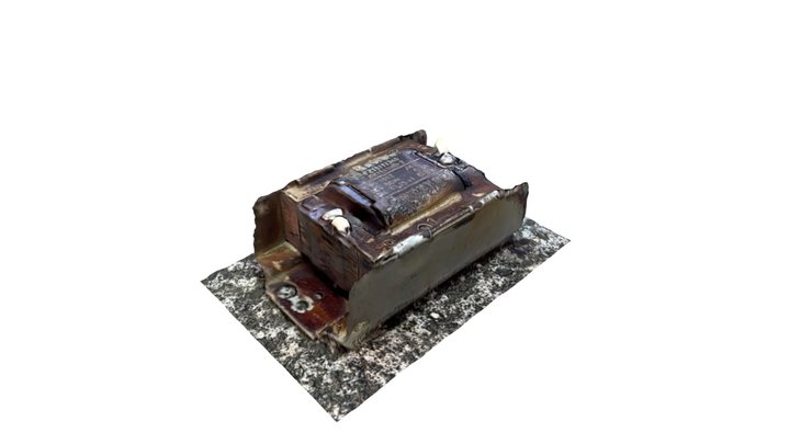 fluorescent light ballast／蛍光灯安定器 3D Model