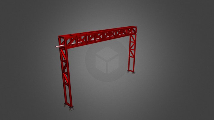 Pìpe Rack Heineken 3d 3D Model