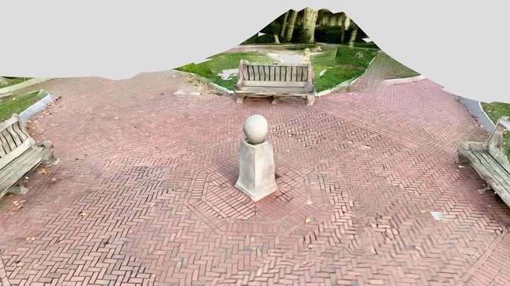 Next to UC Berkeley clock tower 3D Model