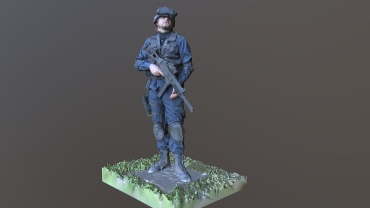 Max Soldier 3 3D Model