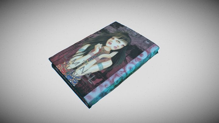 Book model Junji Ito 3D Model