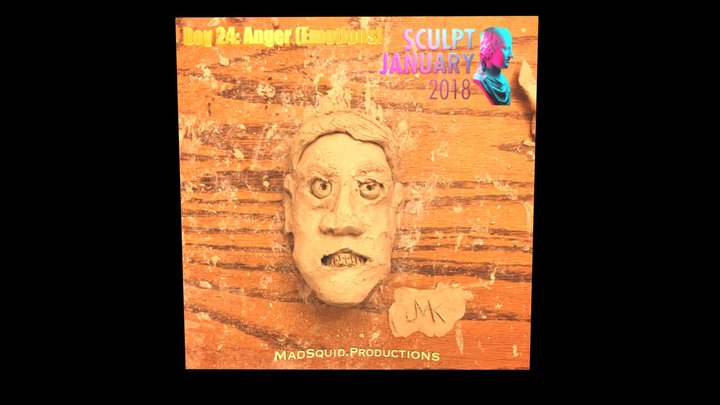 Anger (Emotions) 3D Model