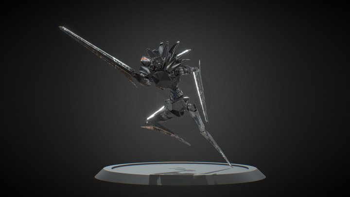 Mech- Lethal Blade 3D Model