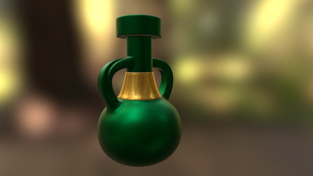 Zelda Ocarina of Time Green Jar / Potion Download Free 3D model