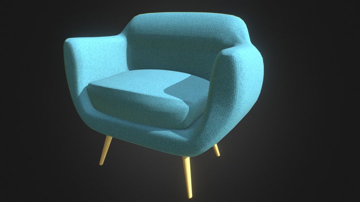 Scandinavian Chair 3D Model