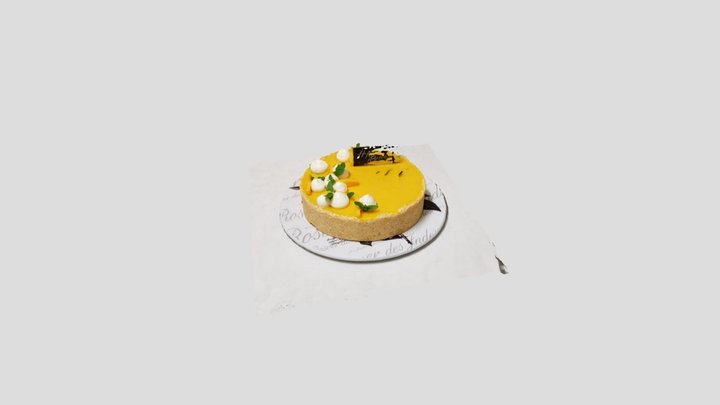 Mango Cake 3D Model