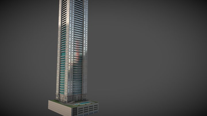 Princess Tower 3D Model