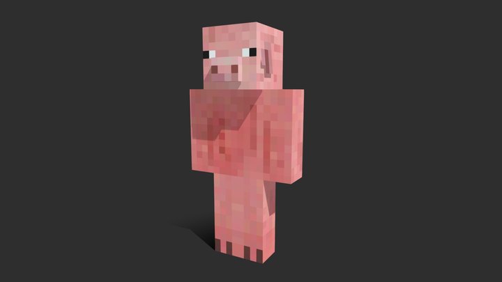 Minecraft - Pigman 3D Model