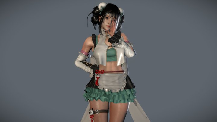 Bao Girl - GameReady Download 3D Model