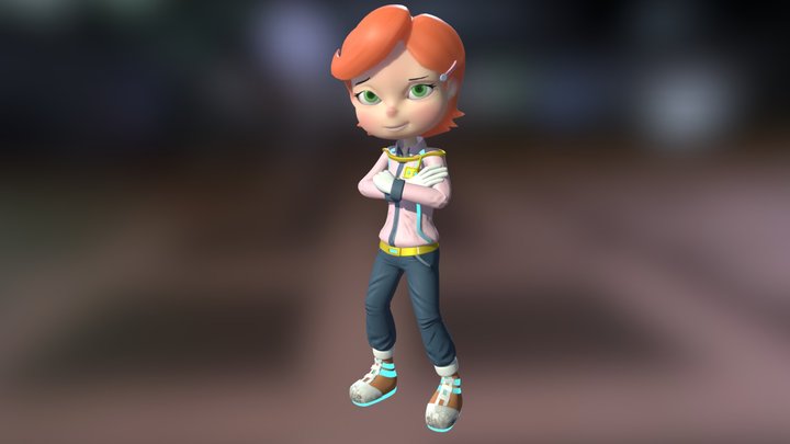 Delivery Girl! 3D Model