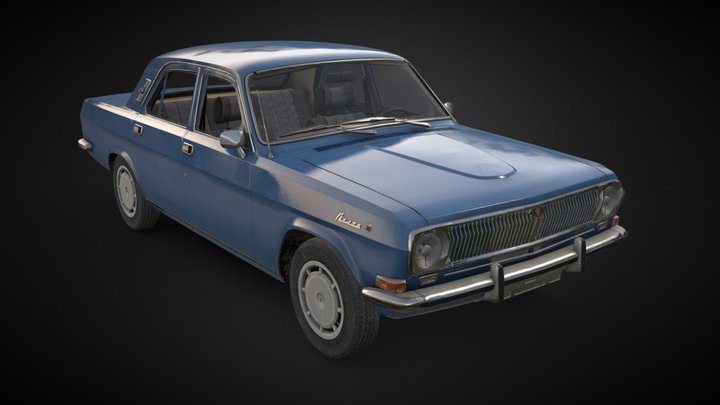 Arma Reforger Mods - Civilian Volga (alpha) 3D Model