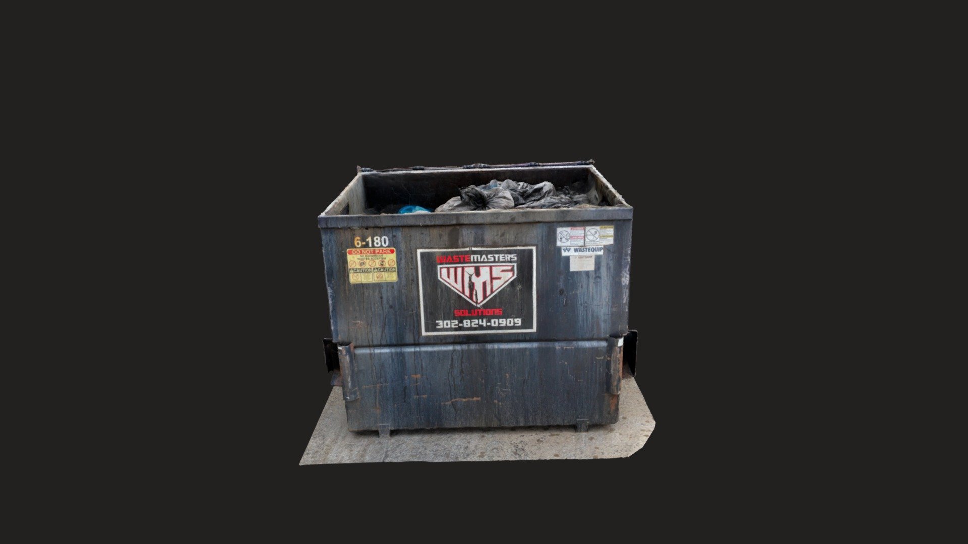 Day 235: Black Dumpster