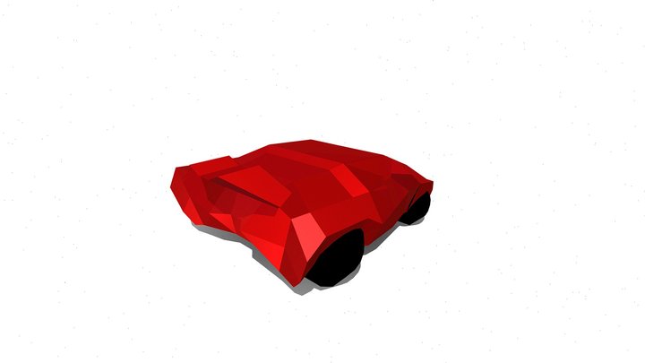 Sci Fi Car (First Model) 3D Model