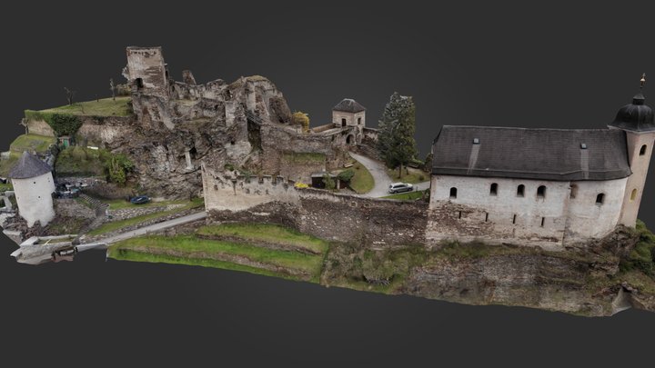 Burgruine Rehberg 3D Model