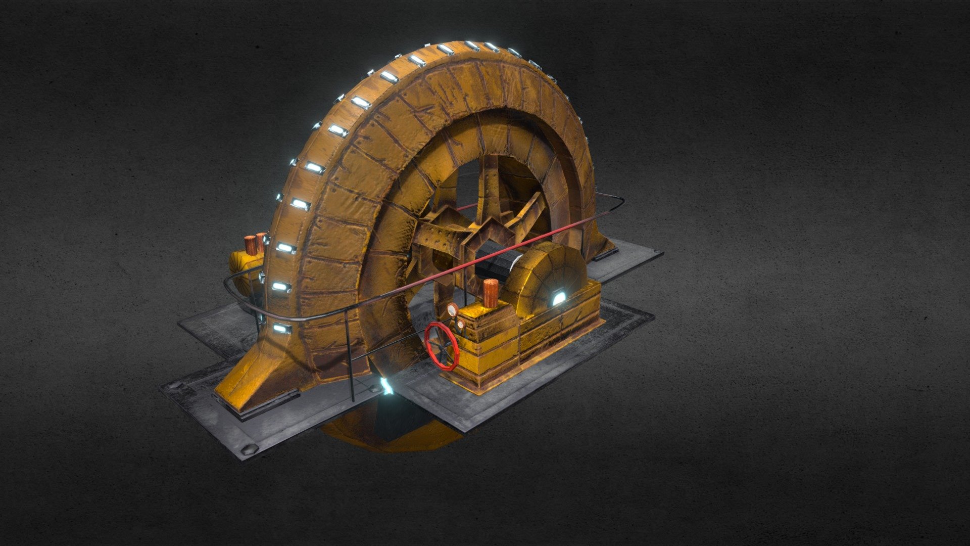 Game Asset: Generator - Download Free 3D model by ...