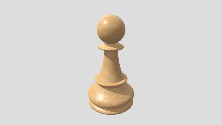 Pawn Chess Piece 3D Model