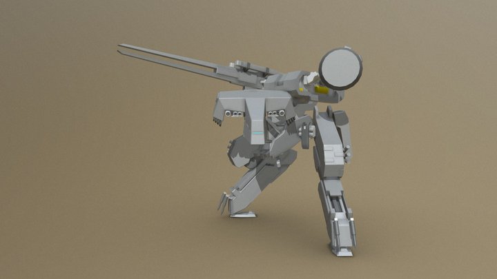Metal Gear Rex 3D Model