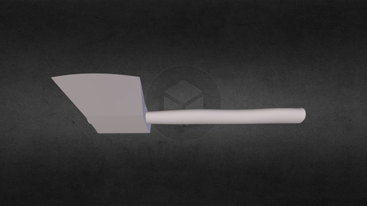 One Handed Axe 3D Model