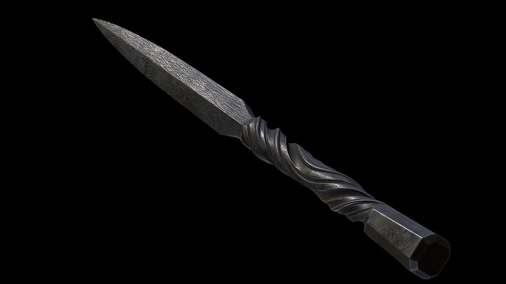 Ceremonial Chinese Pu Erh Tea Knife – Modello 3D gratuito STL