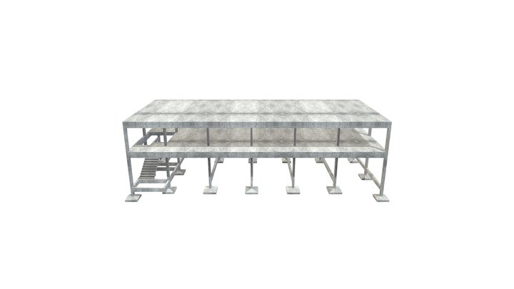 Projeto Estrutural: PCC-C-21000 (COHAMA CENTER) 3D Model