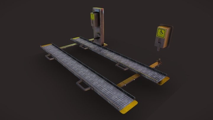Folding ramp (inclusive) 3D Model