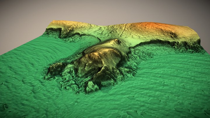 Burnt Hill, St Martin's, Cornwall (UK) – Kostenloses 3D-Modell STL