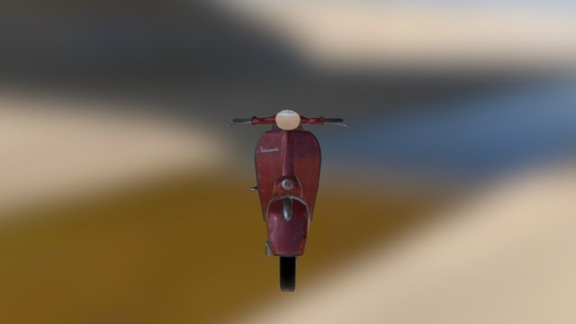 Vespa 2 3D Model