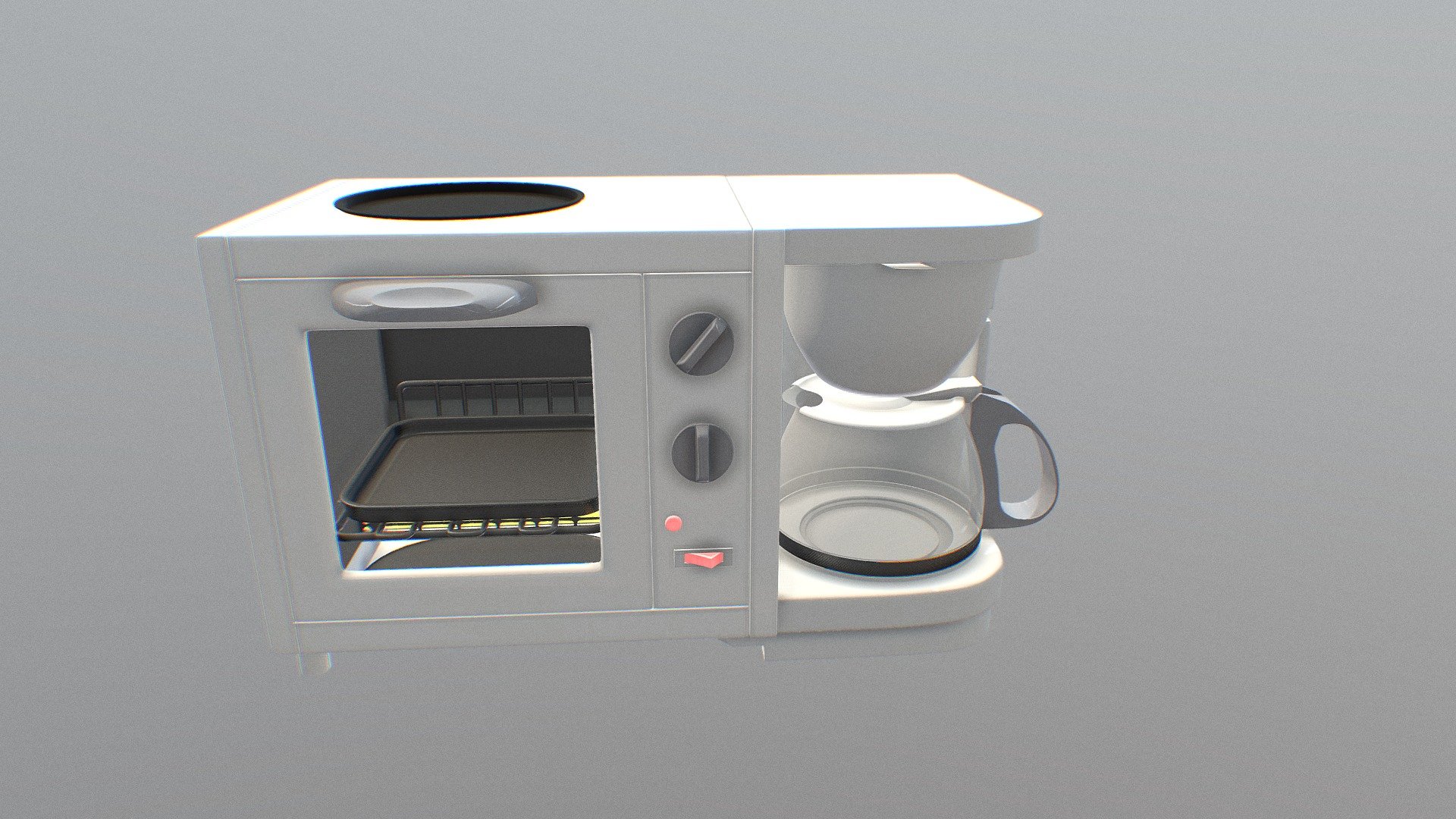 Toaster, Oven and Coffee Maker