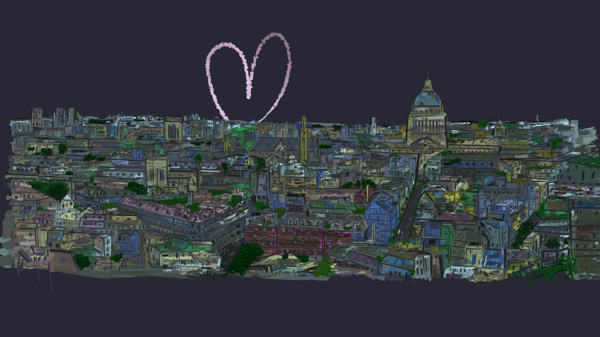 Paris Cityscape